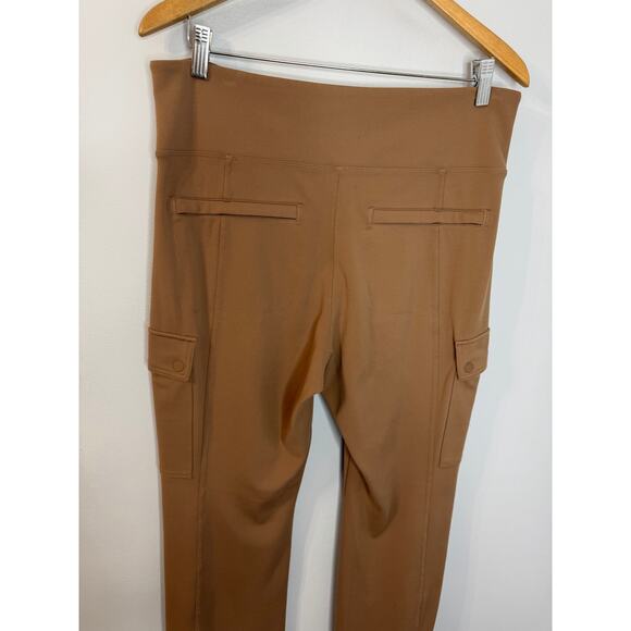 ATHLETA Delancey Straight Cargo Pant Rustic Beige Stretch Women's L - Picture 5 of 9
